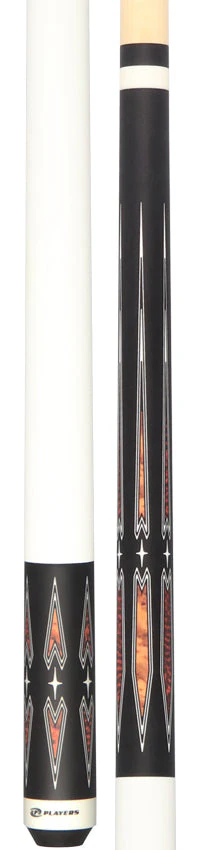 Players Matte Black with Thuya and Snakewood Points Graphic Series Pool Cue - G4150 - Image 3