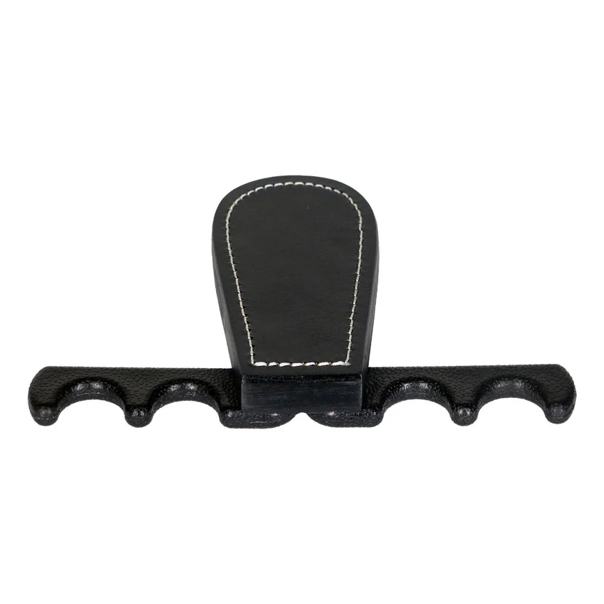 Poolgods Leather 4 Pool Cue Holder - Black