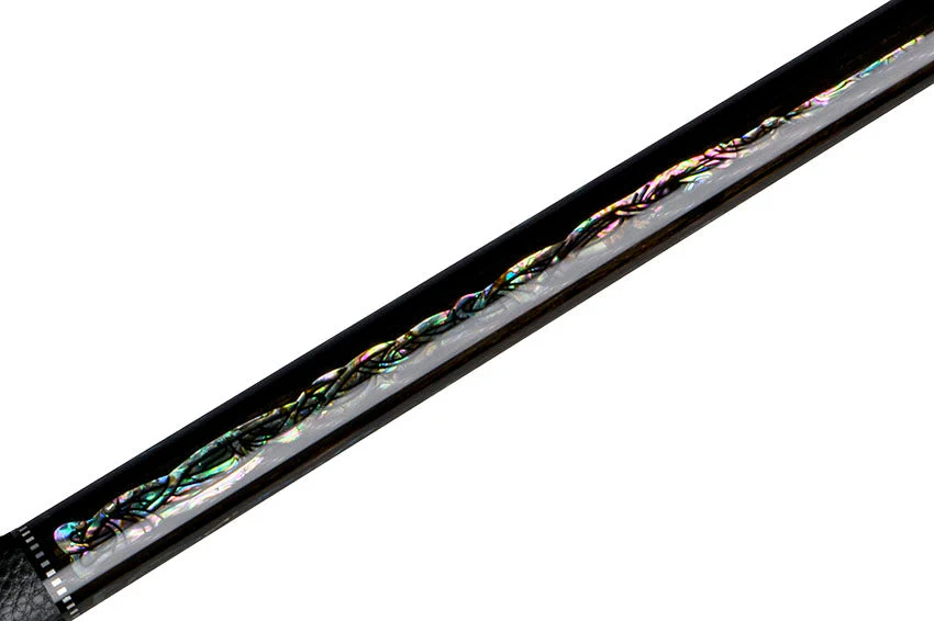 Predator Limited Edition Ebony with Gordian Knot Inlays and Luxe Leather Wrap - Radial - Image 6