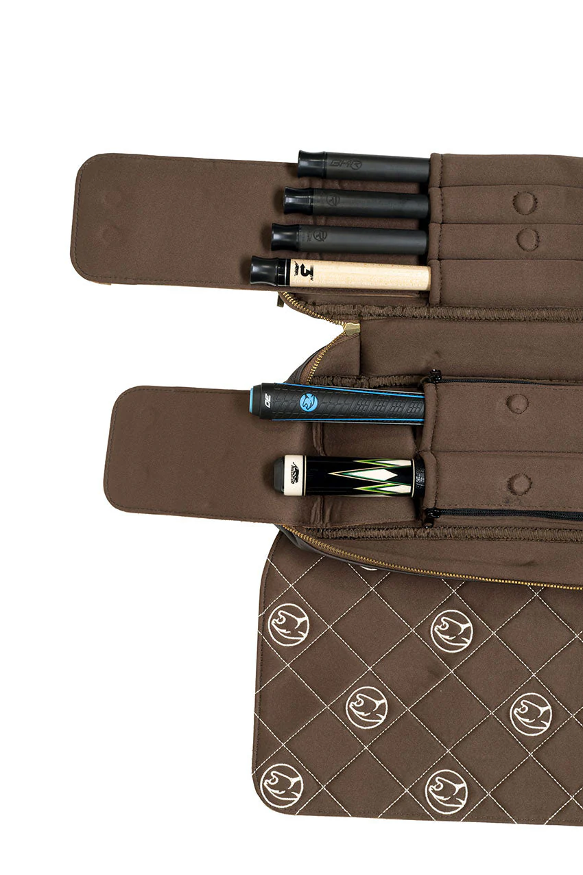 Predator Limited Edition Legacy 2x4 Soft Cue Case - Dark Brown - Image 12