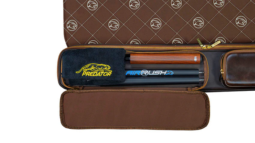 Predator Limited Edition Legacy 3x5 Soft Cue Case - Dark Brown - Image 7