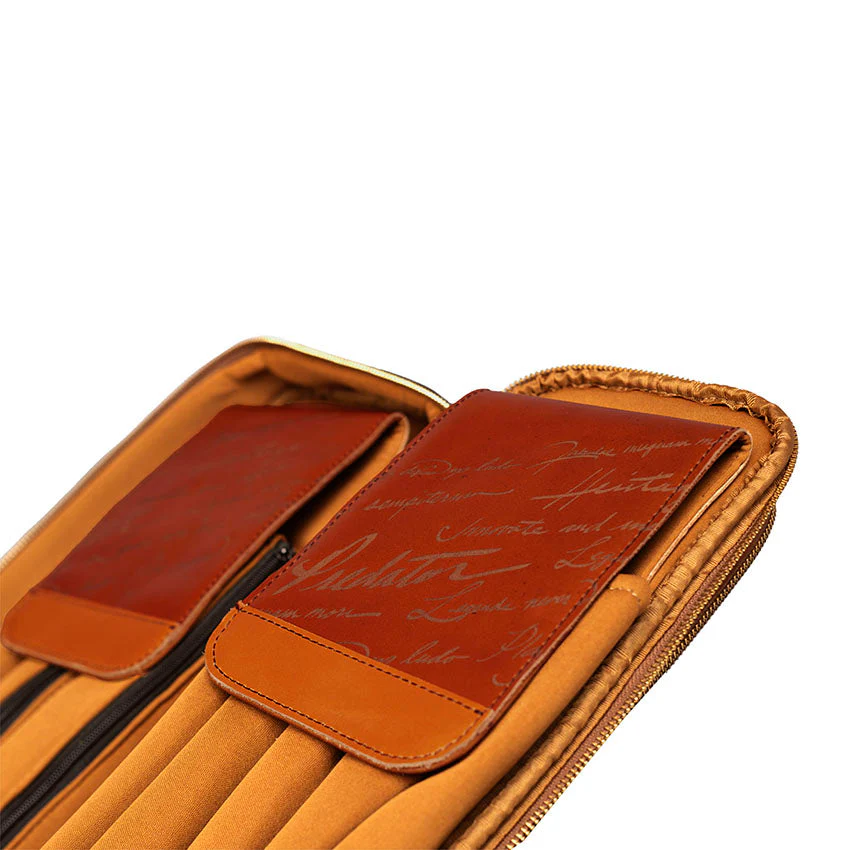 Predator Limited Edition Legacy 3x5 Soft Cue Case - Light Brown - Image 12
