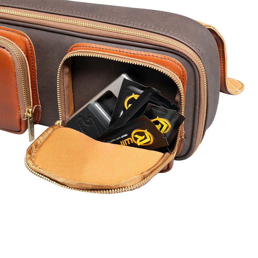 Predator Limited Edition Legacy 3x5 Soft Cue Case - Light Brown - Image 9