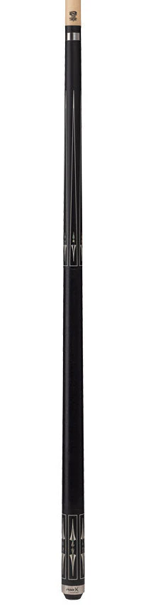 Pure X Matte Black with Mother-of-Pearl Graphic Pool Cue with MZ Sport Grip Wrap - Image 4