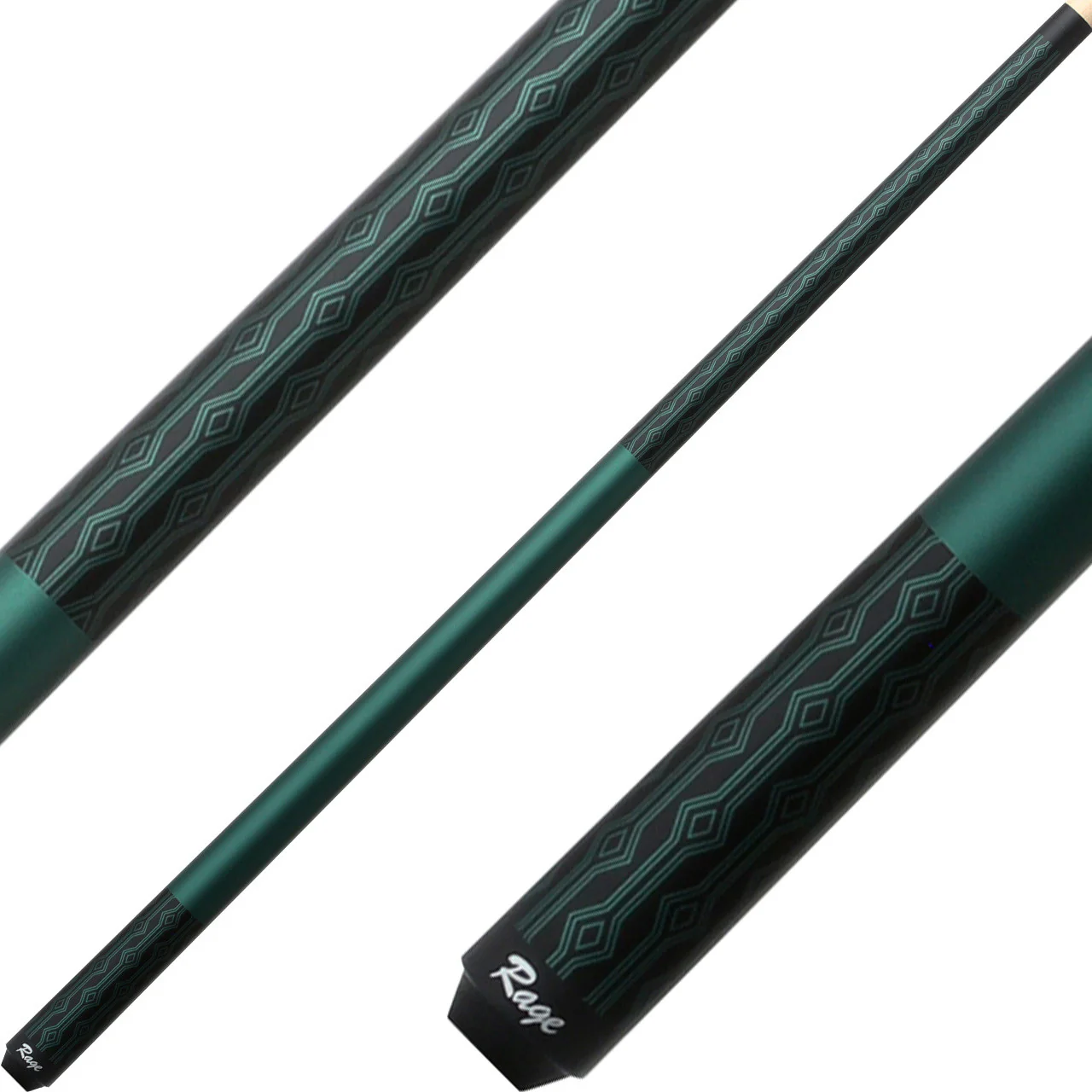 Rage RG116 Pool Cue - Peacock Green