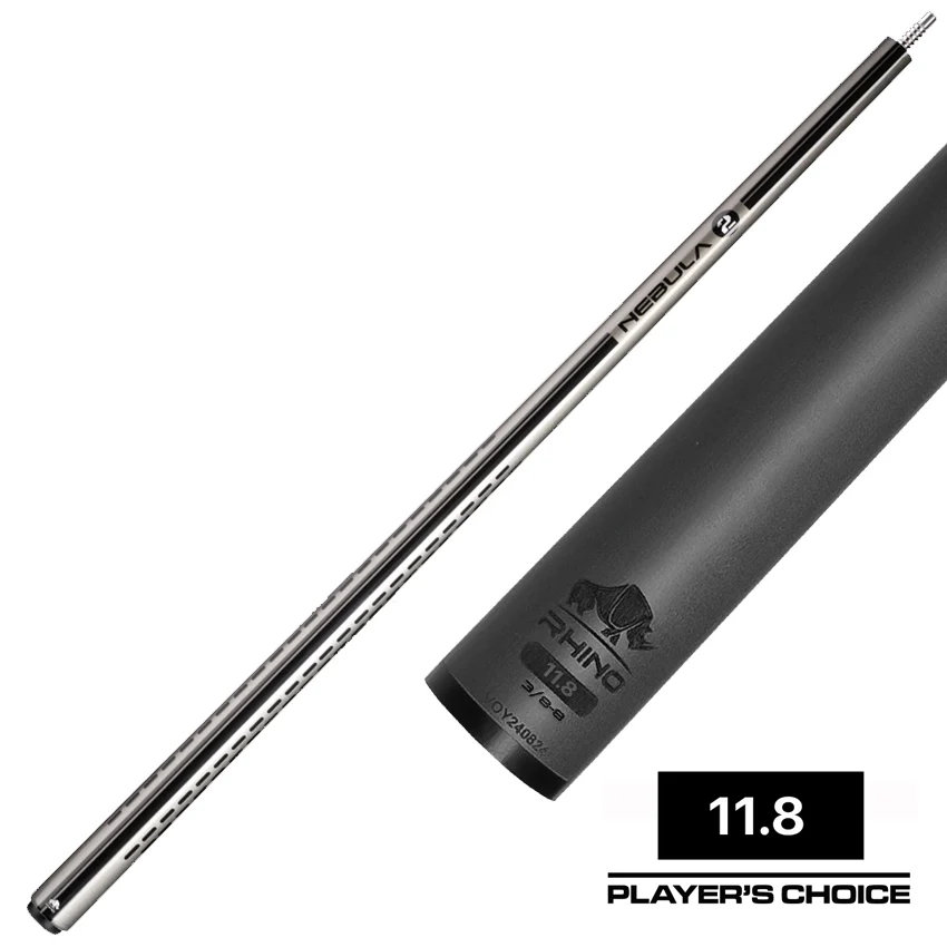 Rhino RCNEB2NWGY Nebula 2 No Wrap Pool Cue - Charcoal Gray - Image 11