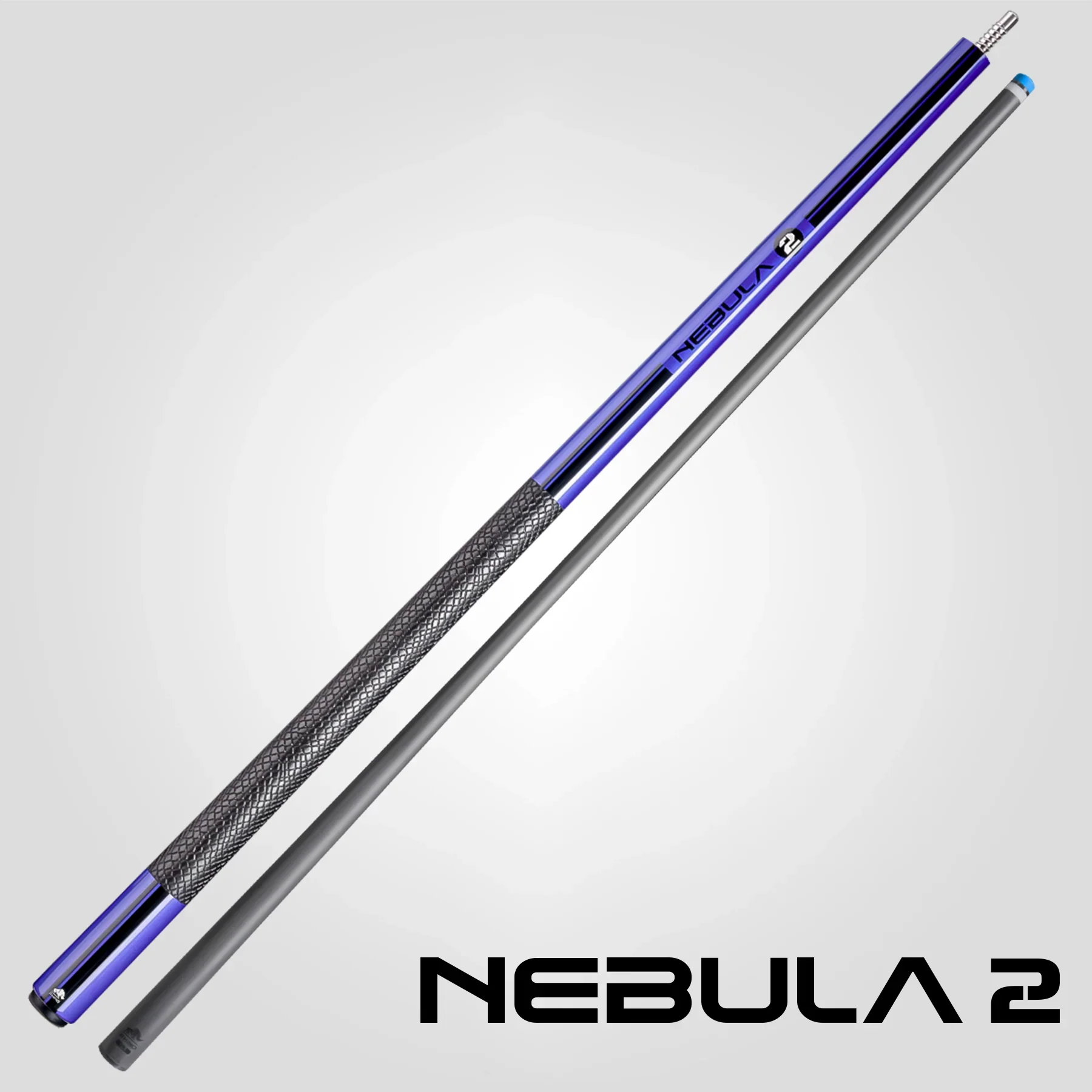 Rhino RCNEB2SWPU Nebula 2 Pool Cue with Sport Wrap - Amethyst Purple - Image 5