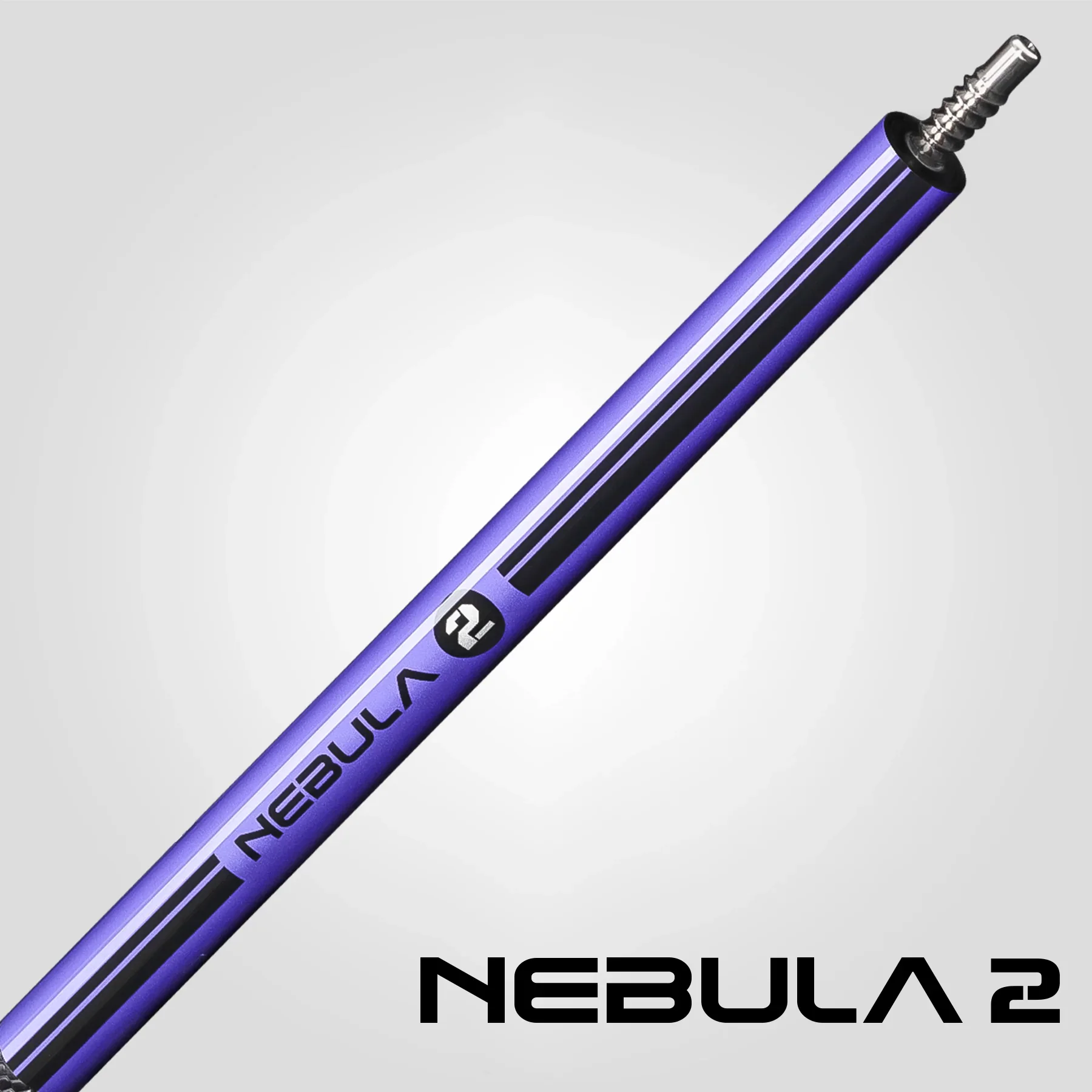 Rhino RCNEB2SWPU Nebula 2 Pool Cue with Sport Wrap - Amethyst Purple - Image 8