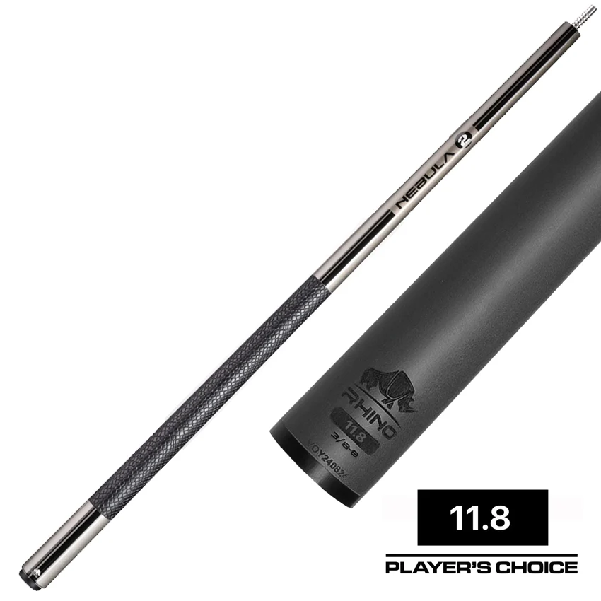 Rhino RCNEB2SWGY Nebula 2 Pool Cue with Sport Wrap - Charcoal Gray - Image 12