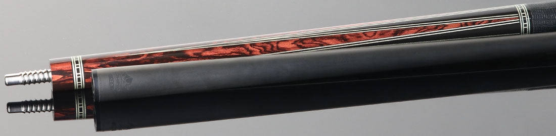 Rhino RETROCOCOLW Retro Series Carbon Pool Stick - Cocobolo with Lizard Wrap - Image 6