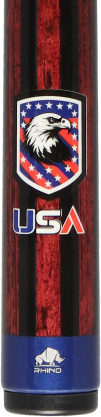 Rhino RCJMPVOYUSA Voyager Series Carbon Jump Cue - USA Flag - Image 5
