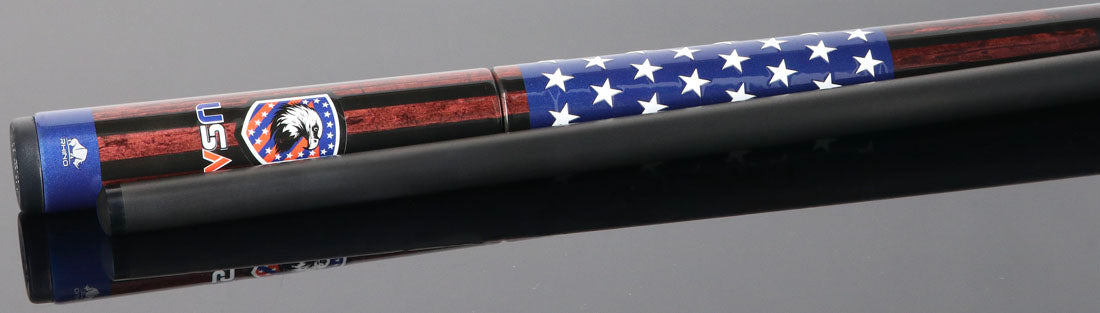 Rhino RCJMPVOYUSA Voyager Series Carbon Jump Cue - USA Flag - Image 6
