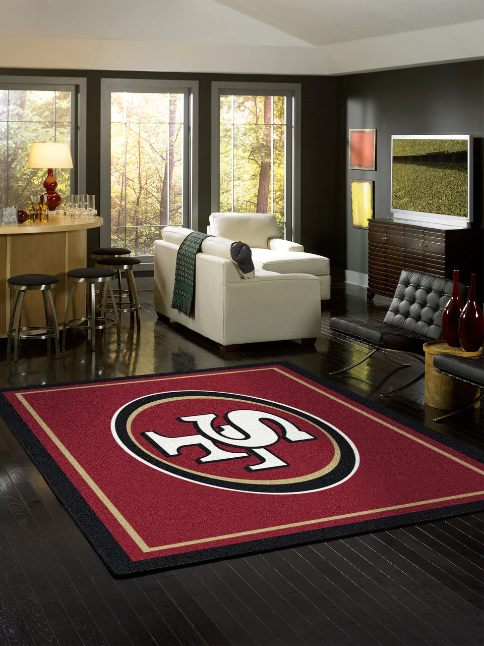 San Francisco 49ers Rug Team Spirit - Image 3