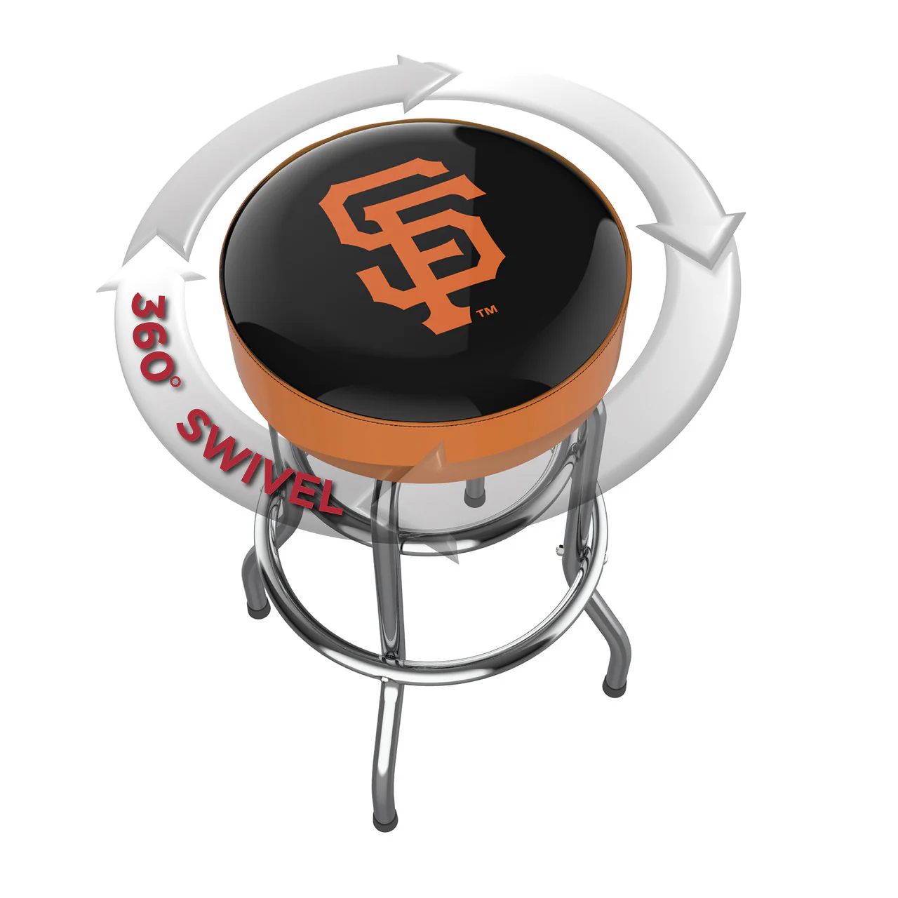 San Francisco Giants Bar Stool Chrome - Image 4