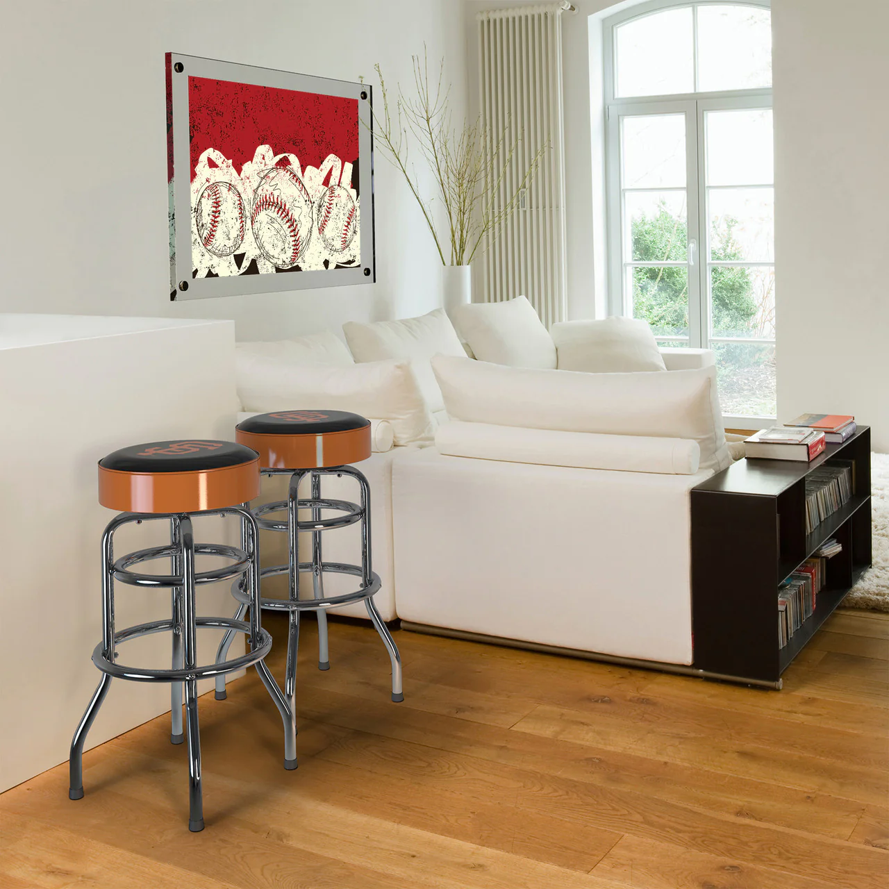 San Francisco Giants Bar Stool Chrome - Image 6