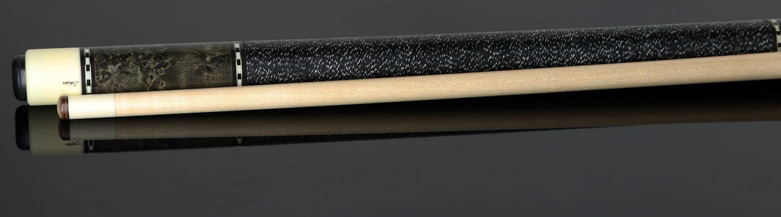 Schon STL1GRAY Pool Cue - Gray-Stained Birdseye Maple - Image 5