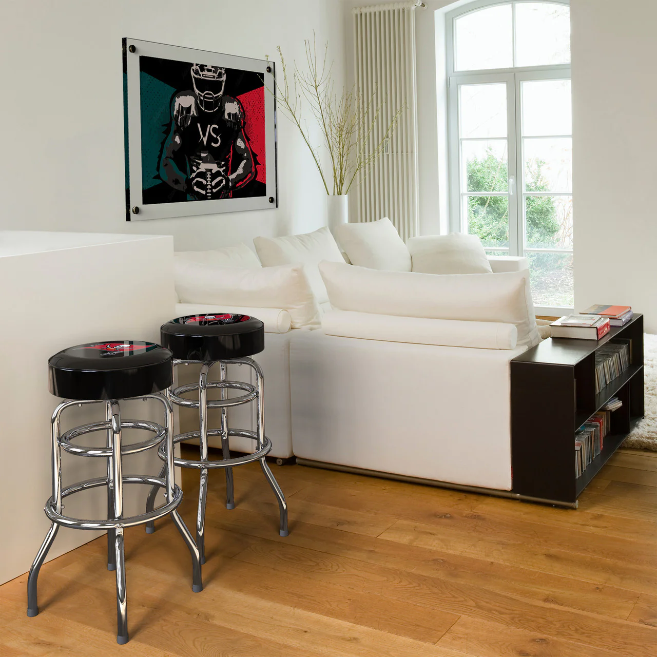 Tampa Bay Buccaneers Bar Stool Chrome - Image 5
