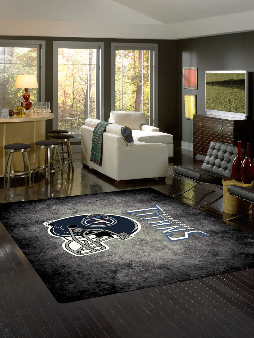 Tennessee Titans Rug Distressed - Image 3
