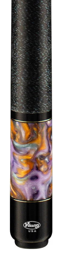 Viking Bedlam Series Cue - Teal Stain and Water Lily Premium Pearl - BE0308 - Image 2