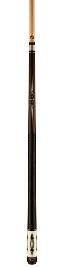 Viking DF0800 Defender Series Rosewood Forearm with 56 Genuine Abalone/Black /Mirror Inlays Pool Cue - Image 4