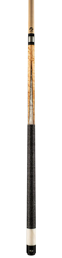 Viking HL0404 Helix Series Play Cue -Khaki Stained Birdseye Maple with White Premium Pearl - Image 4