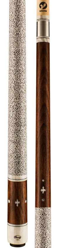 Viking IM0600 Impero Series Play Cue - East Indian Rosewood with 15 White Premium Pearl Inlays - Image 3