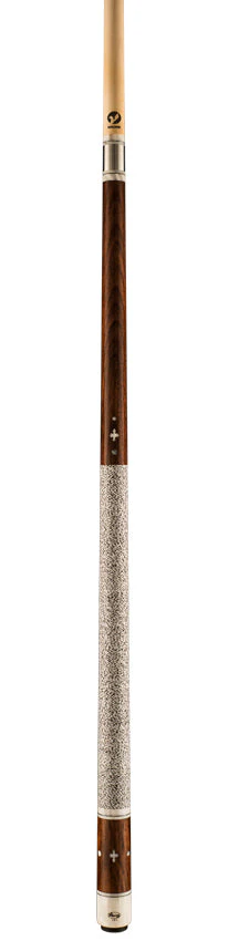 Viking IM0600 Impero Series Play Cue - East Indian Rosewood with 15 White Premium Pearl Inlays - Image 4