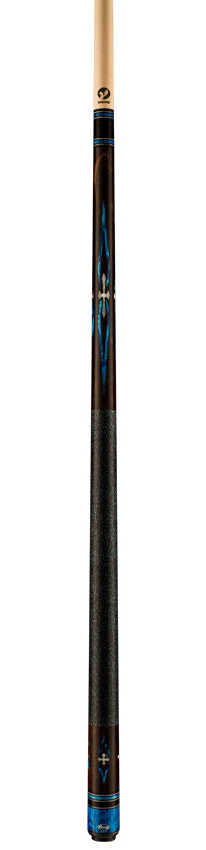 Viking IM0700 Impero Series Play Cue - West African Ebony with 24 Blue Premium Pearl Inlays - Image 4