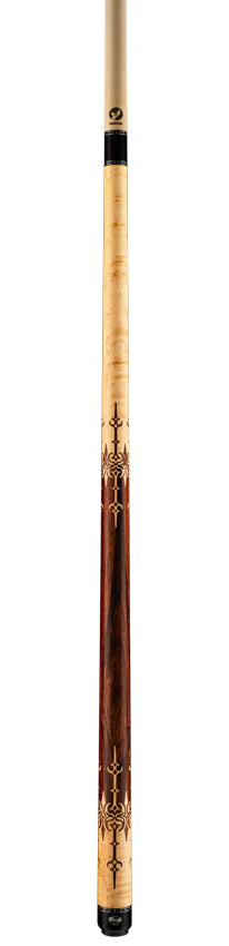 Viking MT0604 Motore Series Play Cue - Khaki-Stained Birdseye Maple with East Indian Rosewood Inlays - Image 4