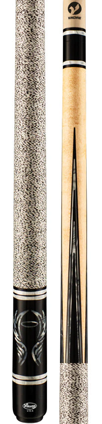 Viking OV0500 Ovation Series Play Cue - Khaki Stained Maple with Silver Pearl Angel Inlays - Image 3
