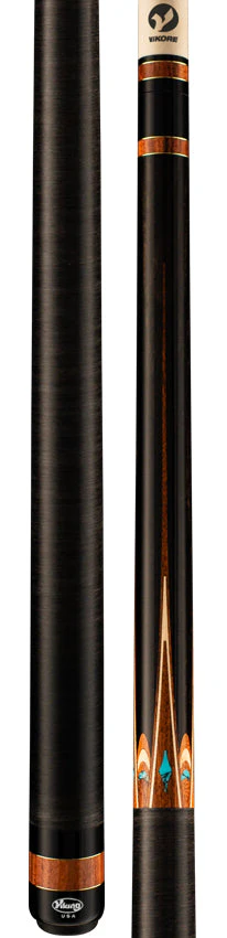 Viking OV0600 Ovation Series Play Cue - West African Ebony with Pau Ferro and Turquoise Inlays - Image 3