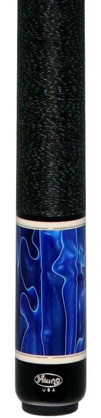 Viking TW0304 Twilight Series Play Cue - Khaki-Stained Birdseye Maple with Cerulean Tide Premium Pearl Points - Image 2