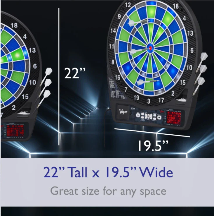 Viper 42-0003 Ion Illuminated Electronic Dartboard - Image 10