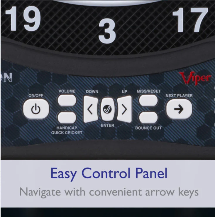 Viper 42-0003 Ion Illuminated Electronic Dartboard - Image 5