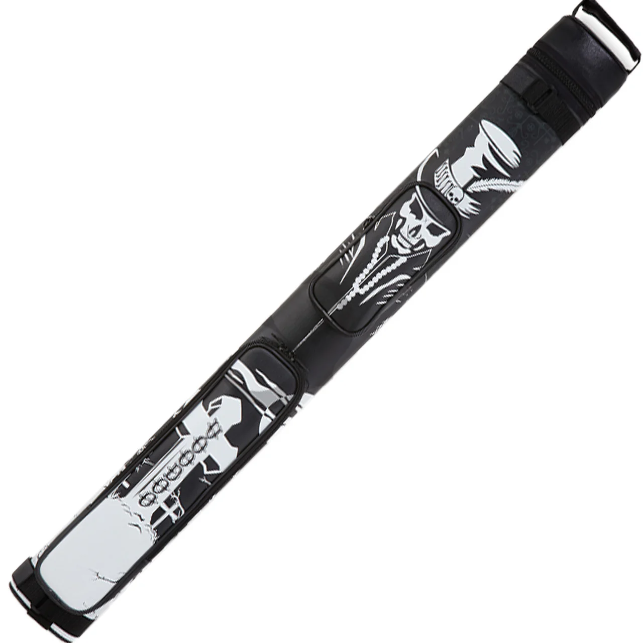 Voodoo 2x2 Hard Cue Case - Papa Legba Stitch